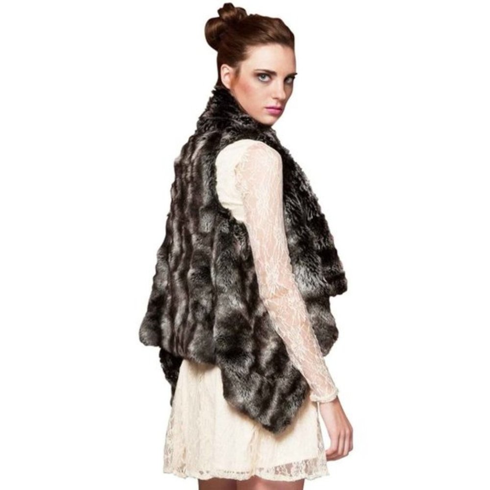 Ark & Co Fur Wrap Vest